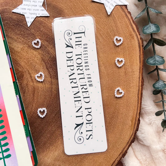 Tortured Poets / bookmark w/ tassel