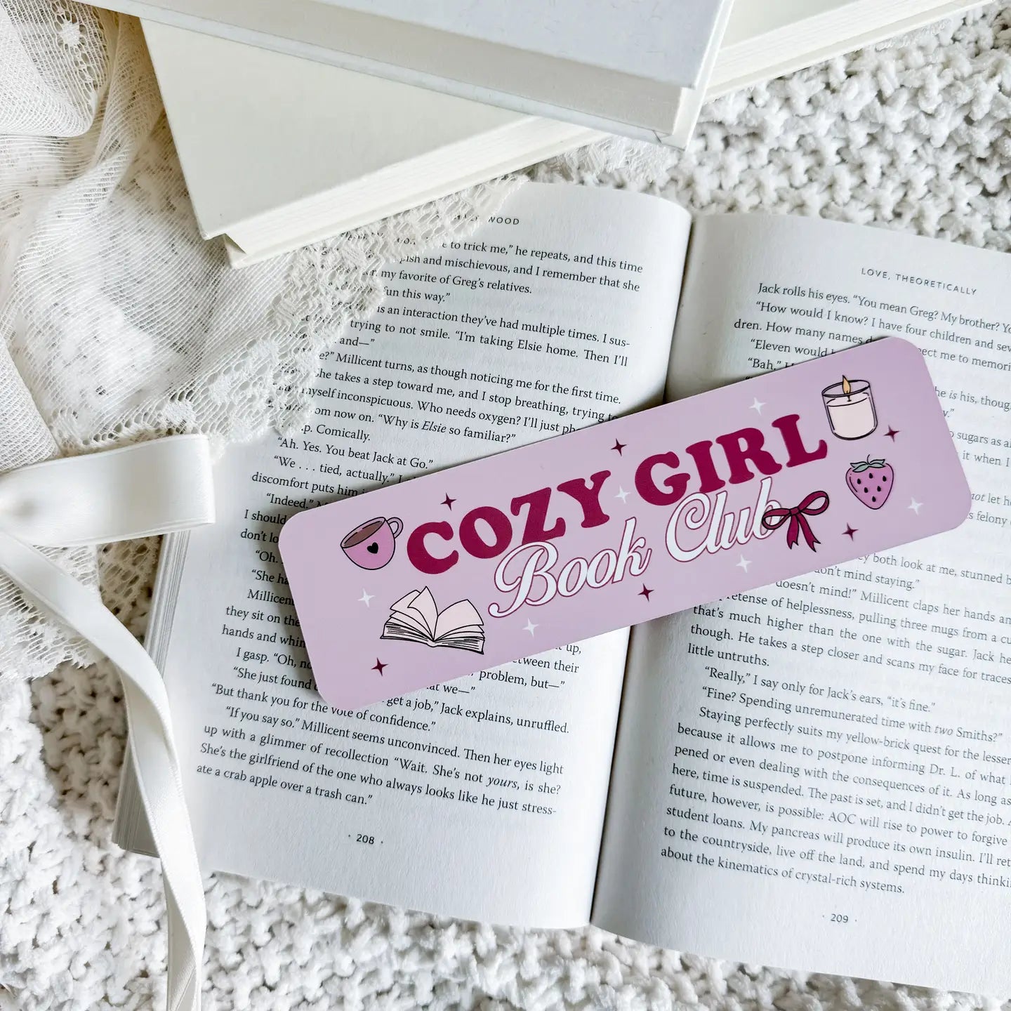 Cozy Girl Book Club / bookmark