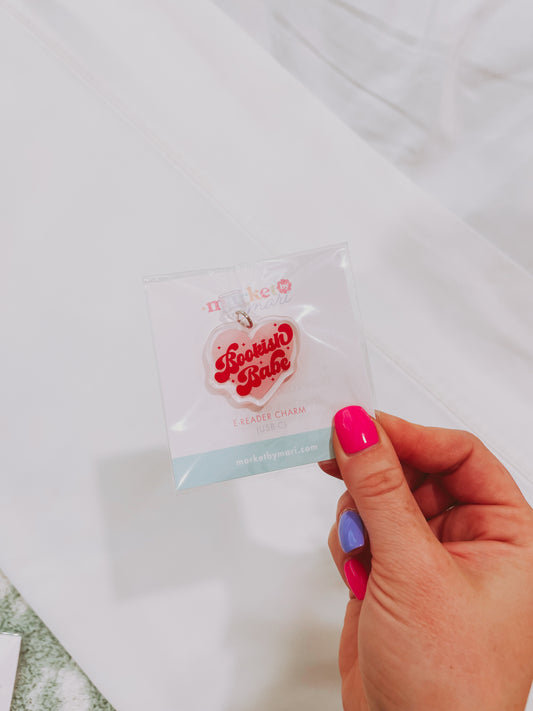 Bookish Babe / E-Reader Charm