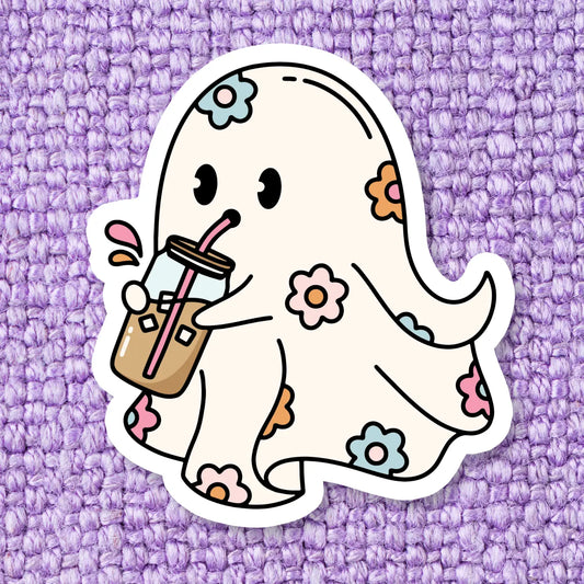 Groovy Ghostie / sticker