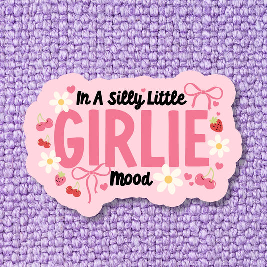 Silly, Little, Girlie Mood / sticker