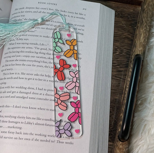 Balloon Dog / acrylic bookmark