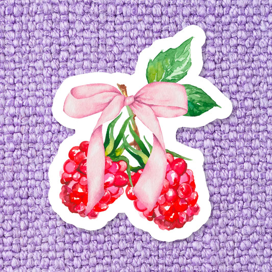 Coquette Raspberries / sticker