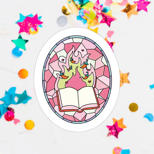Spicy Stained Glass / sticker