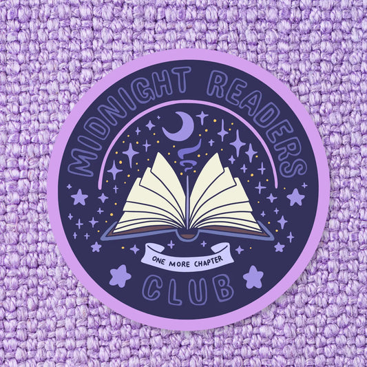 Midnight Readers Club (navy) / sticker
