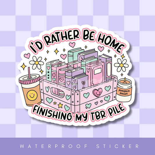 Finishing My TBR / sticker