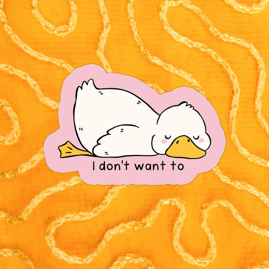 Don't Want To Goose / sticker