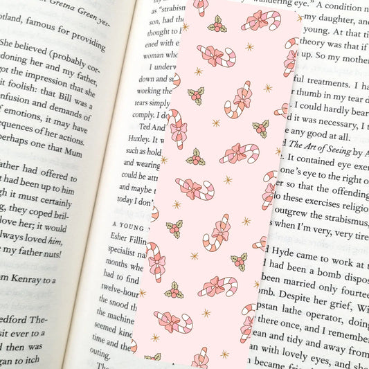 Coquette Candy Canes / bookmark