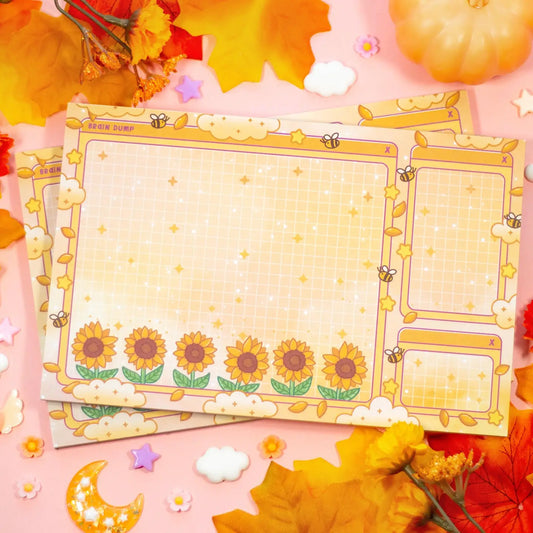 Sunflower Dreams Weekly Planner Pad