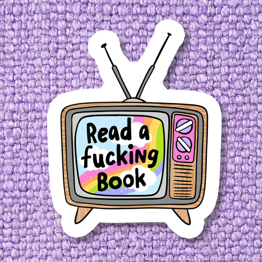 Read a Fucking Book / sticker