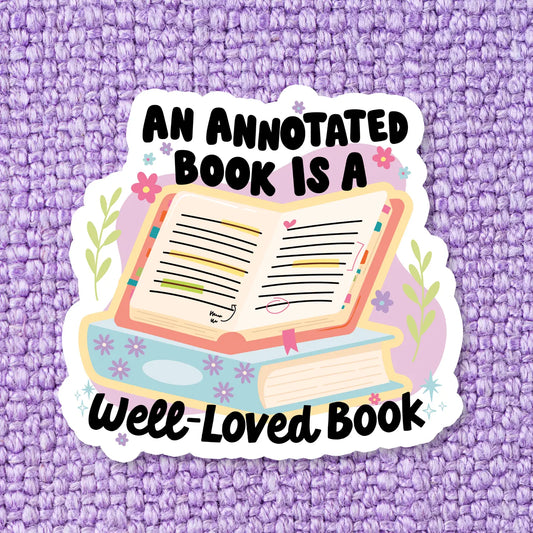 Annotated Book / sticker
