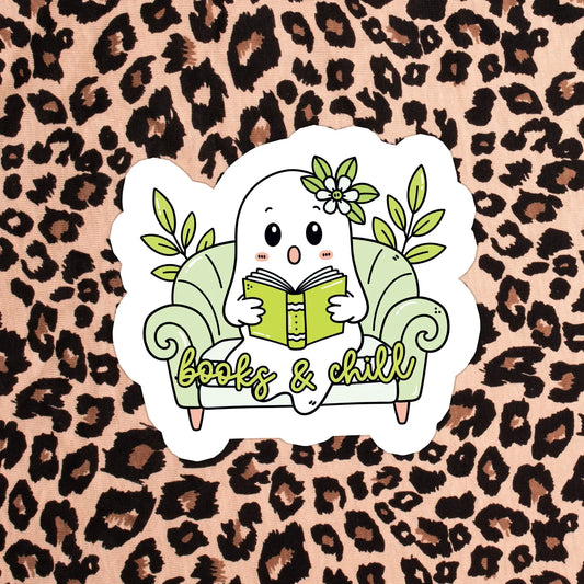 Books & Chill / sticker