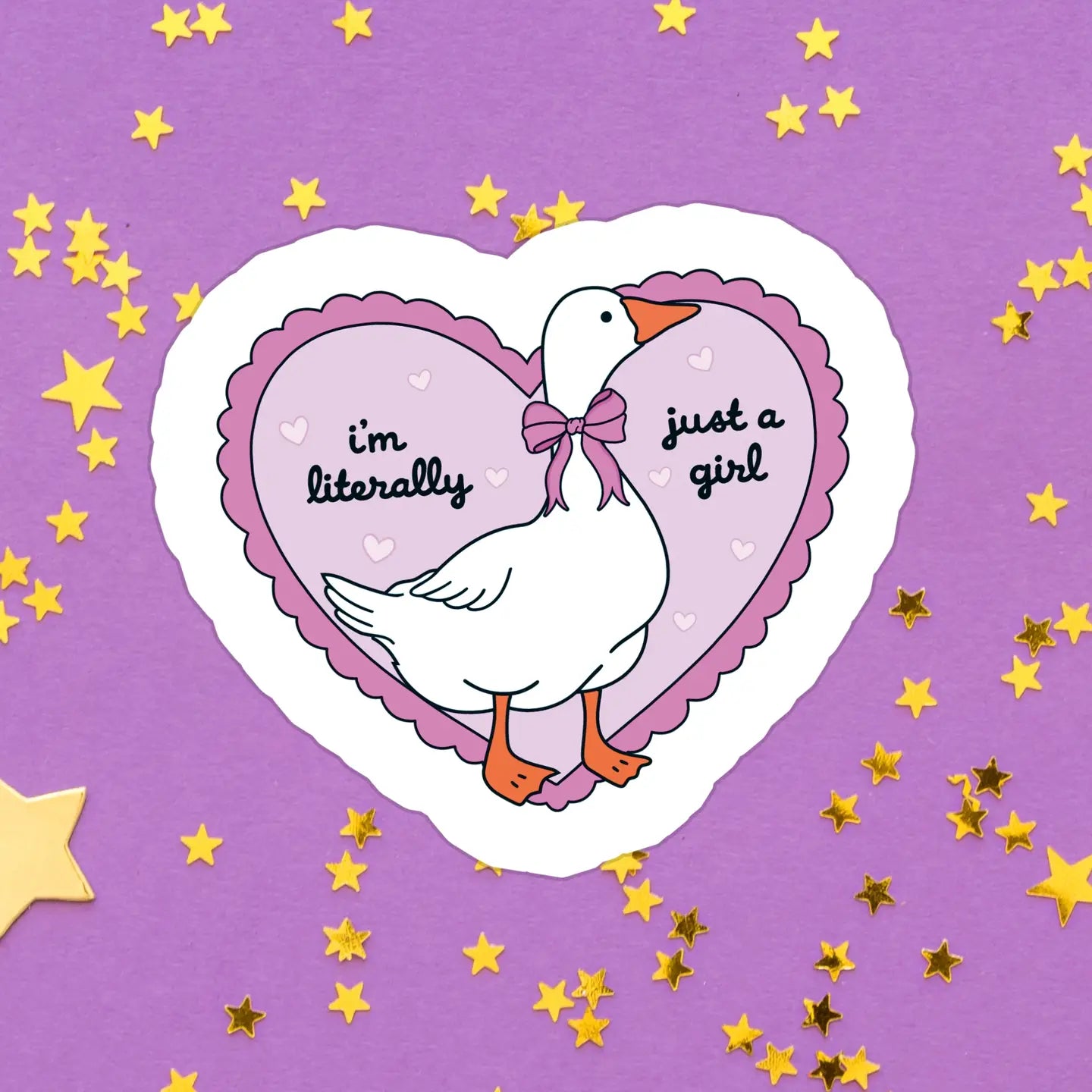 Just a Girl Goose / sticker