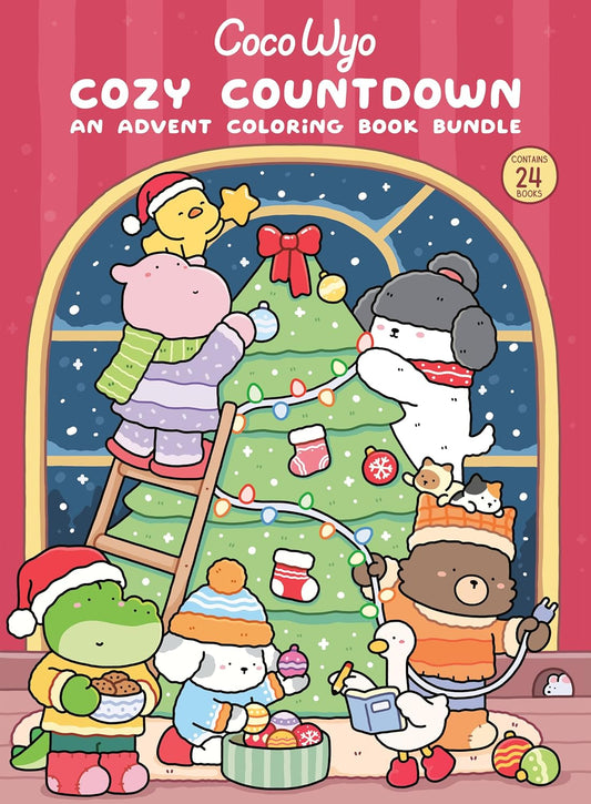 Cozy Countdown: Advent Coloring Book Bundle