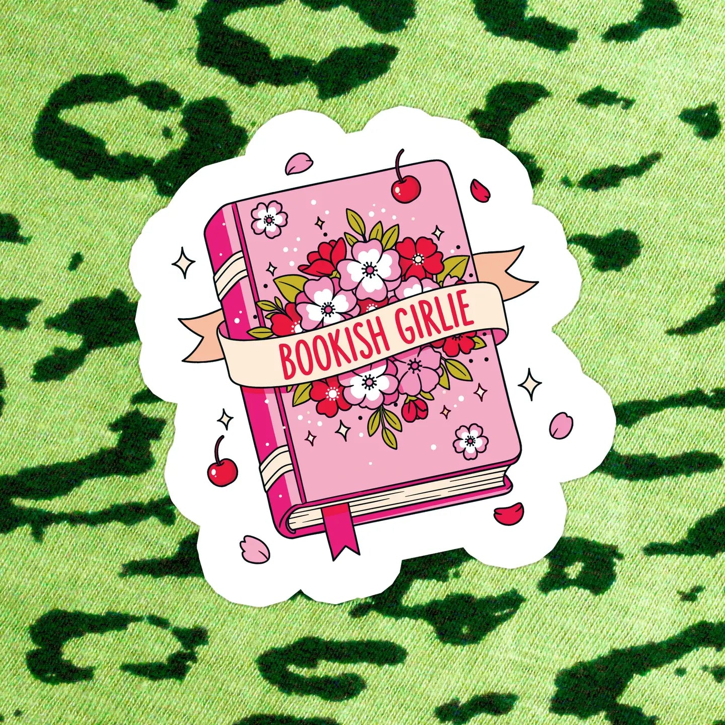 Bookish Girlie / sticker