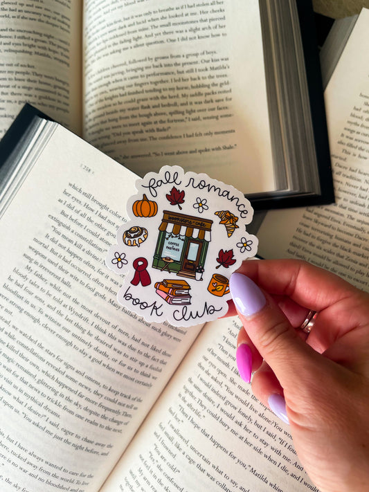 Fall Romance Book Club / sticker