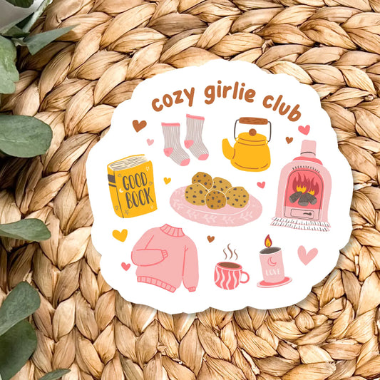 Cozy Girlie Club / sticker