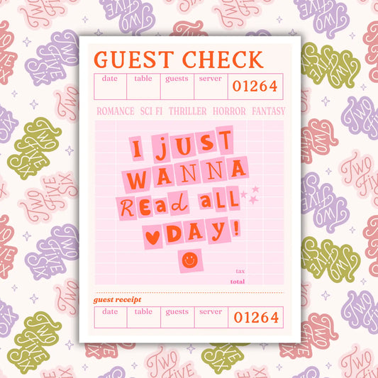 Guest Check / sticker