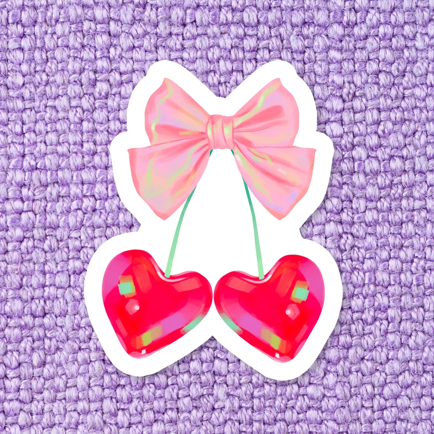 Cherry & a Bow / sticker