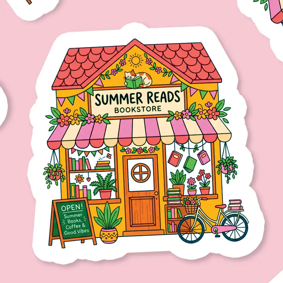 Summer Bookstore / sticker