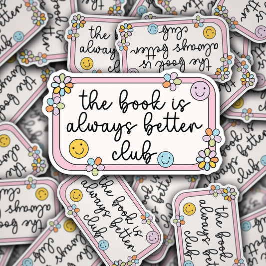 Book is Better Club / sticker