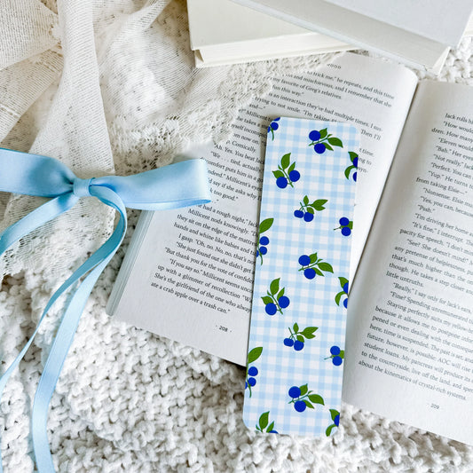 Blueberries & Gingham / bookmark