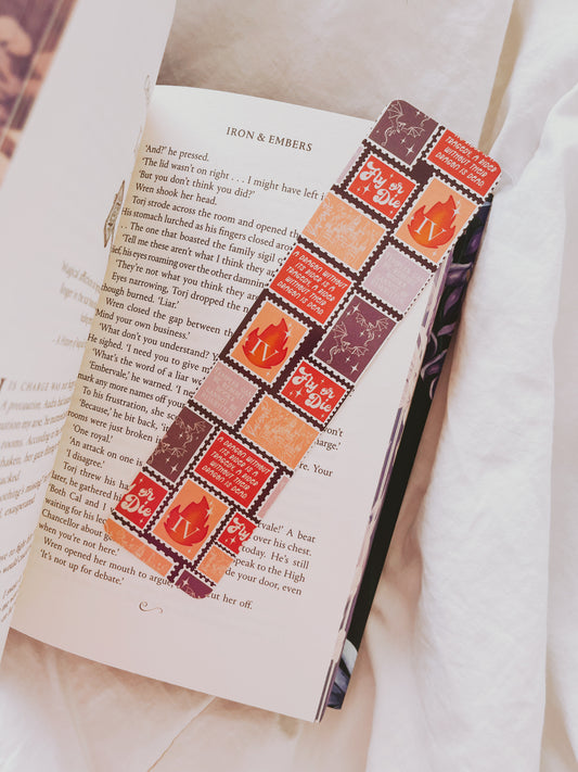 Fourth Wing Stamps / bookmark