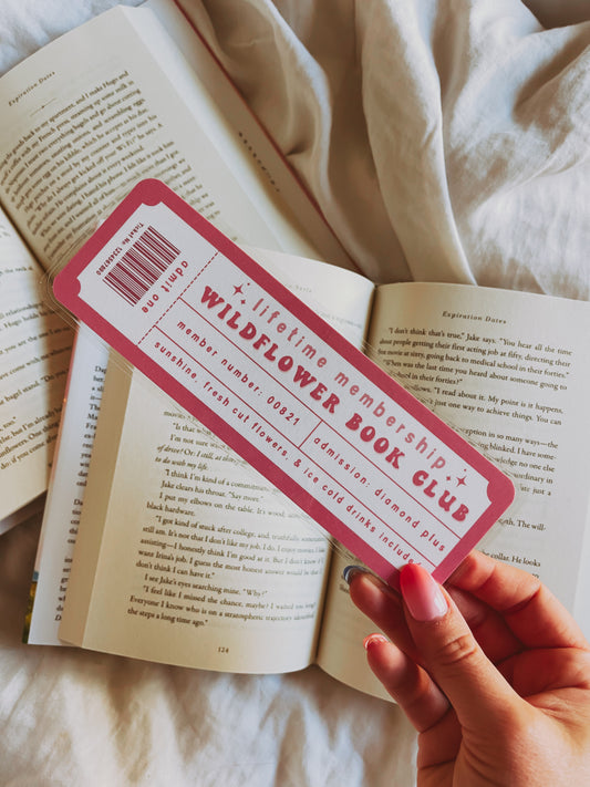 Wildflower Club Membership / bookmark