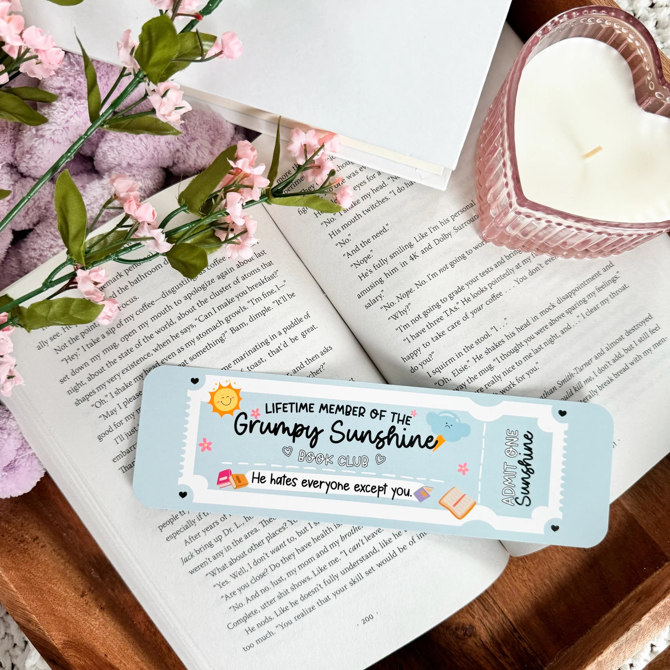 Grumpy Sunshine / bookmark – Wildflower Fiction