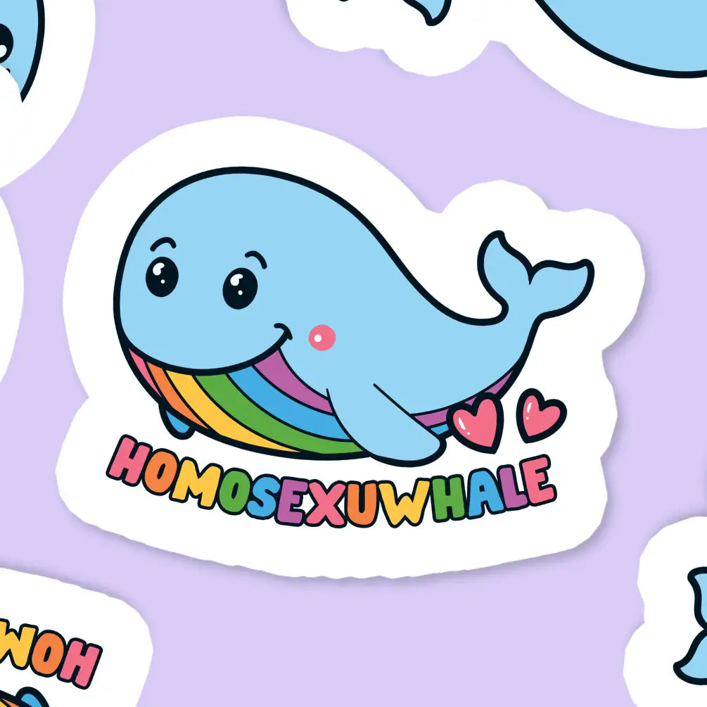 Homosexuwhale / sticker
