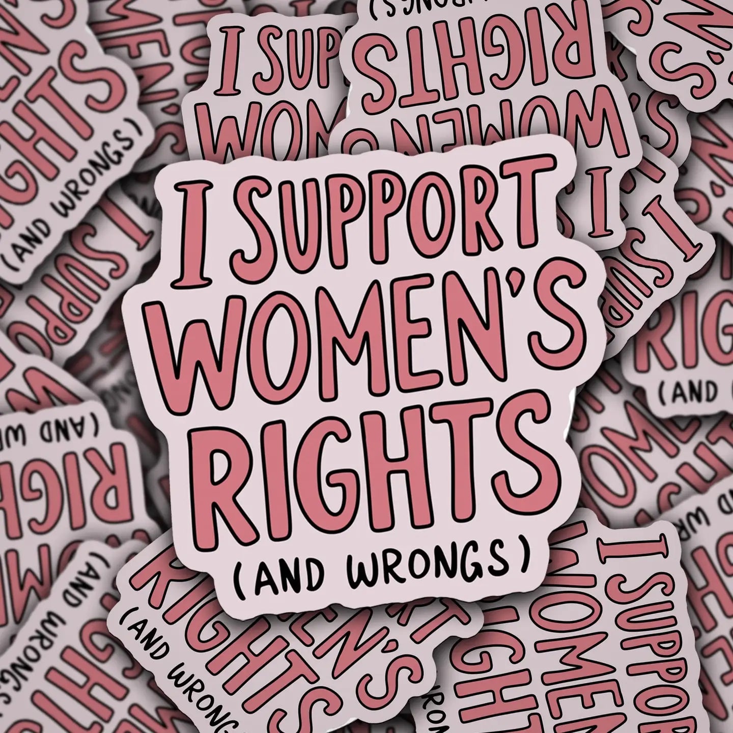 Women's Rights & Wrongs / sticker