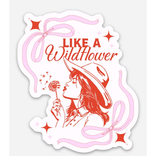 Like a Wildflower / sticker