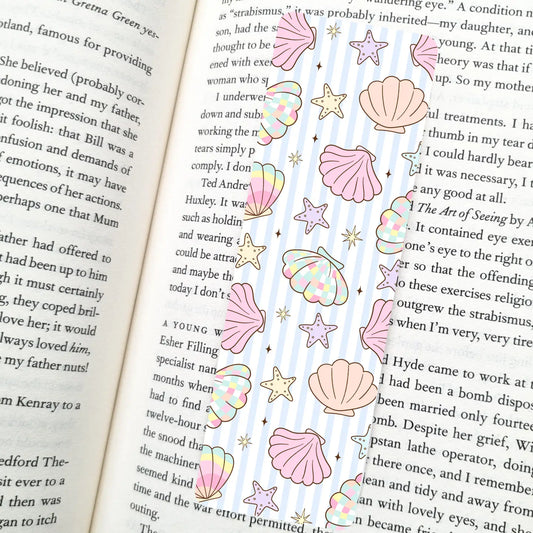 Pastel Shells / bookmark