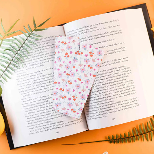 Pink Flower /  bookmark