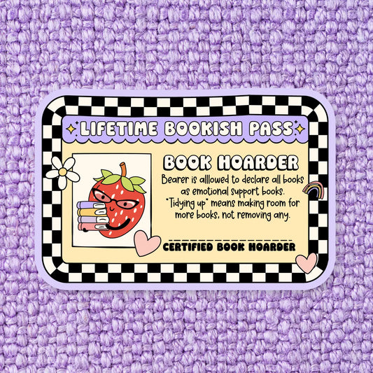 Lifetime Bookish Pass / sticker