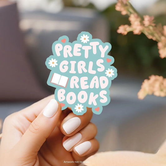 Pretty Girls Read / sticker