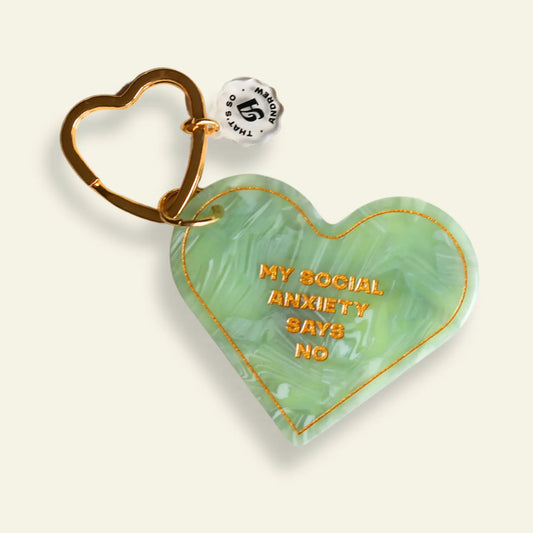 Social Anxiety / keychain
