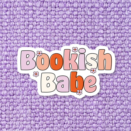 Bookish Babe / sticker