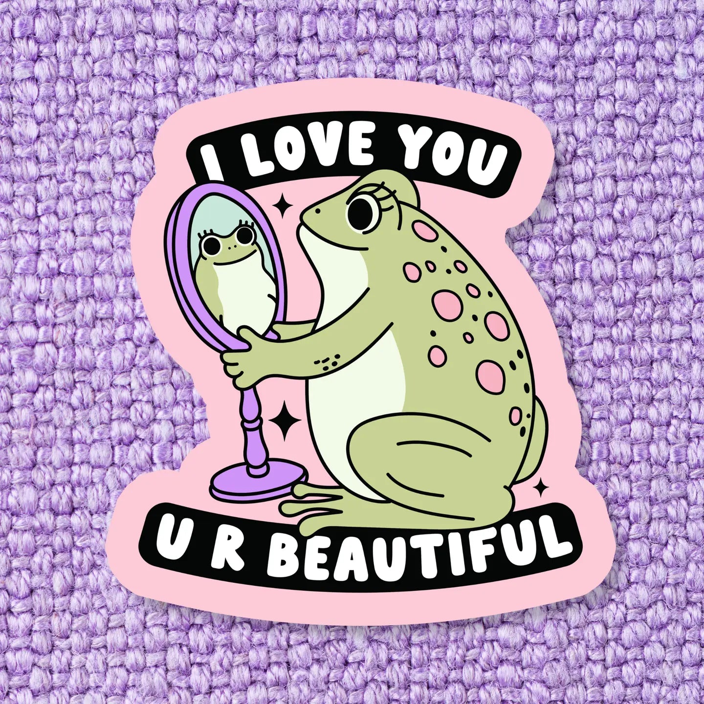 U R Beautiful / sticker
