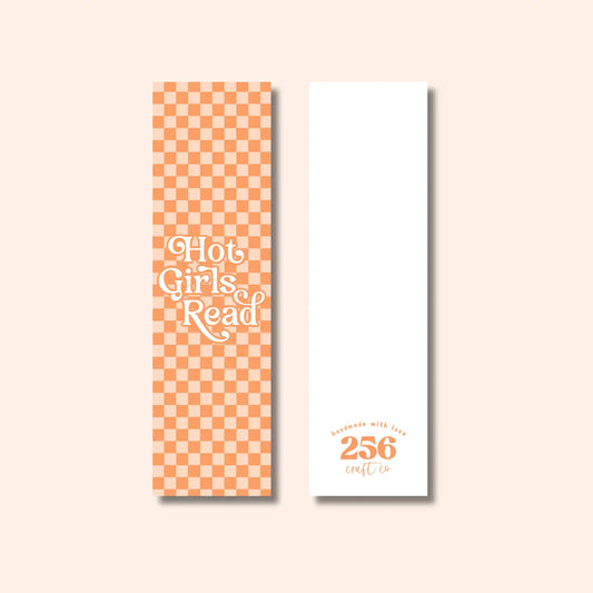 Hot Girls Read Orange / bookmark