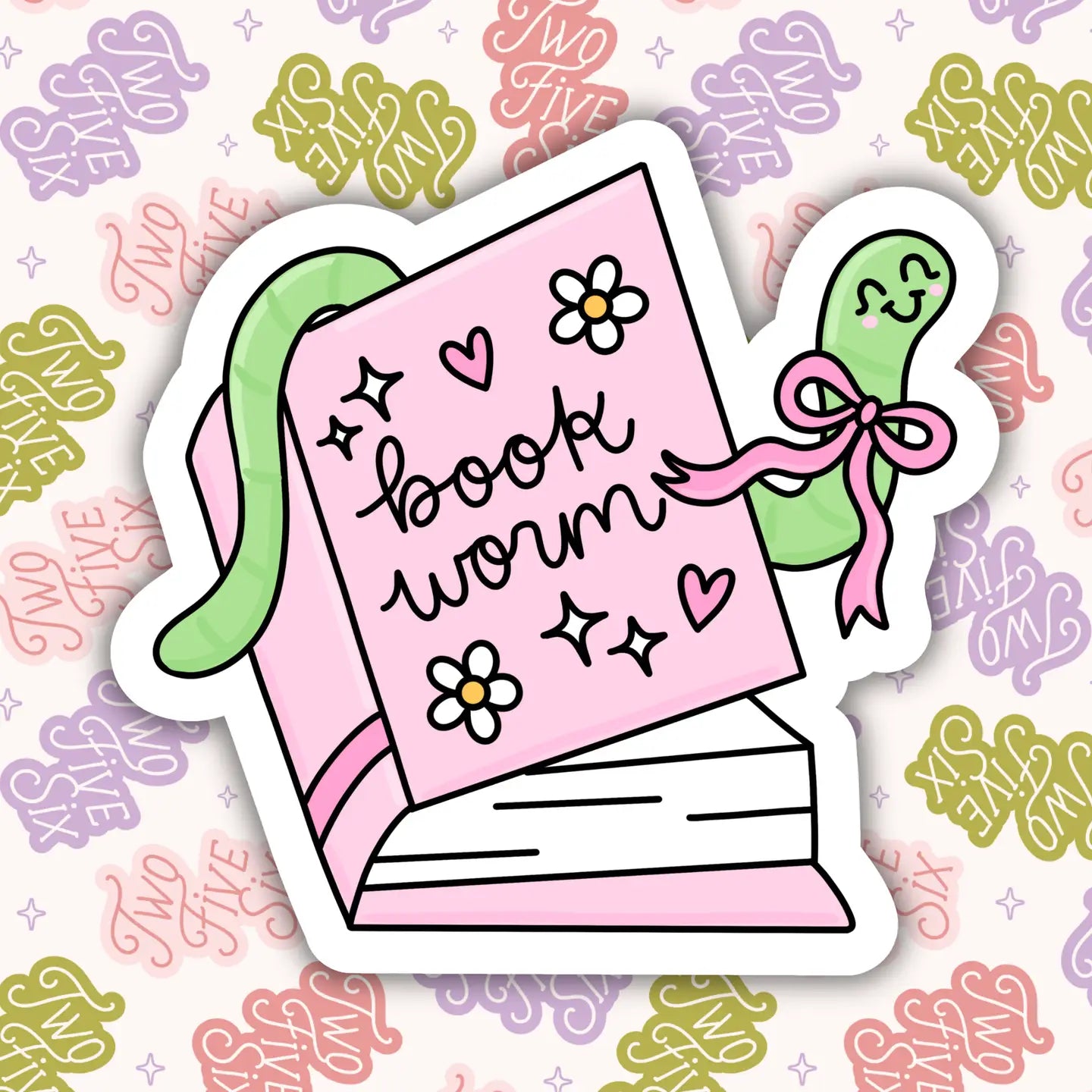 Book Worm / sticker