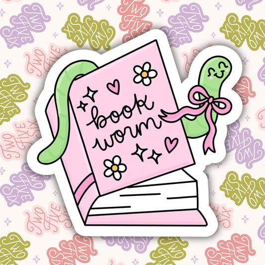 Book Worm / sticker