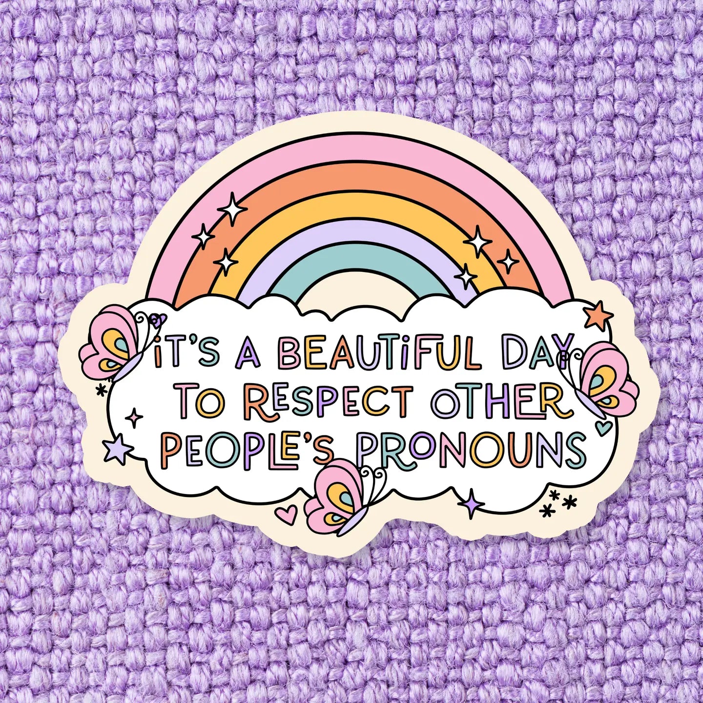 Respect People's Pronouns / sticker