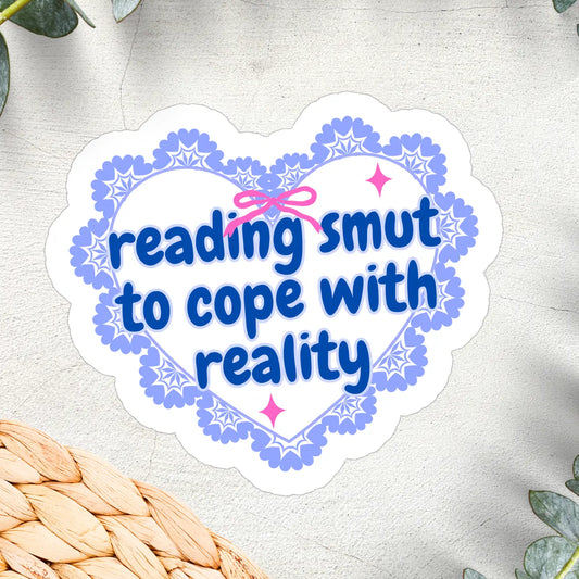 Reading to Cope / sticker