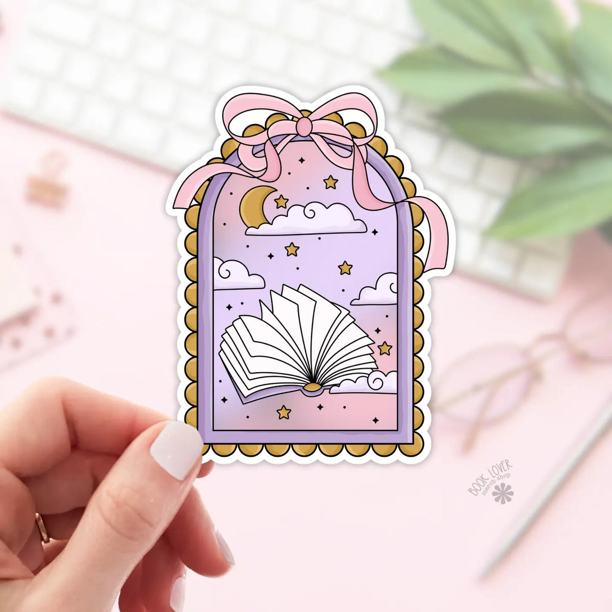 Window Stickers Books Literary Window / sticker – Wildflower Fiction