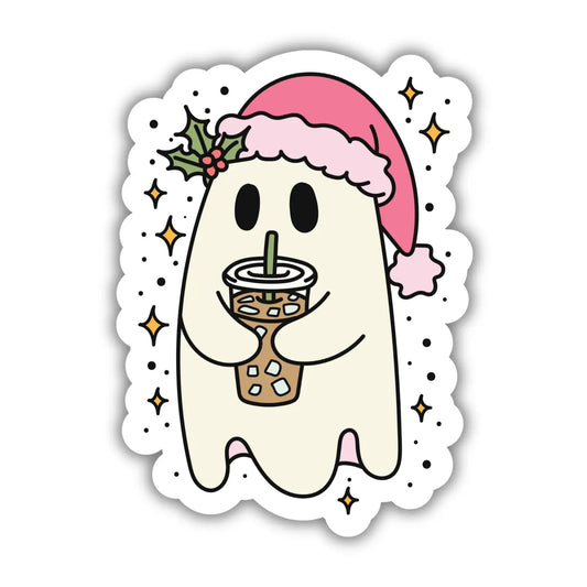 Iced Coffee Ghost / sticker