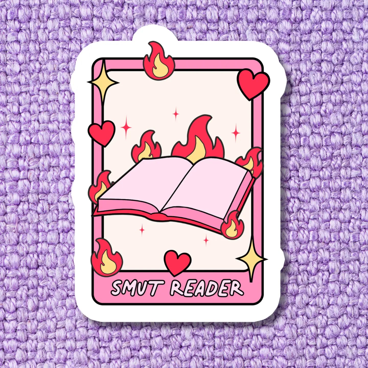 Smut Reader Card / sticker – Wildflower Fiction