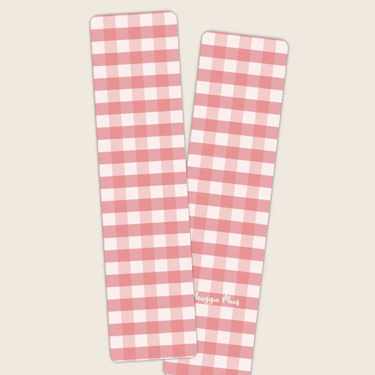 Pink Gingham / bookmark