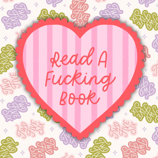 Read a Fucking Book / sticker
