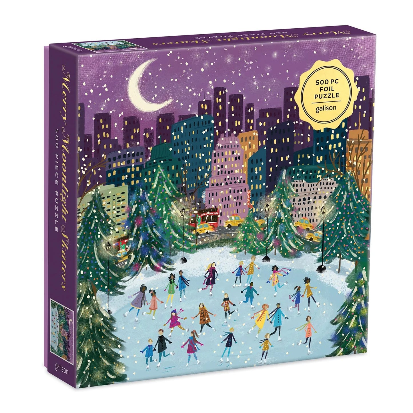 Moonlight Skaters / jigsaw puzzle